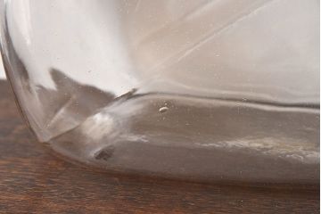 アンティーク雑貨　レトロな質感が素敵なアンティーク猫瓶(ガラス瓶)2個セット(2)