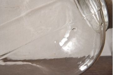 アンティーク雑貨　レトロな質感が素敵なアンティーク猫瓶(ガラス瓶)2個セット(2)