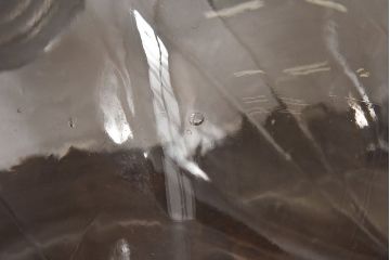 アンティーク雑貨　レトロな質感が素敵なアンティーク猫瓶(ガラス瓶)2個セット(2)