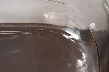 アンティーク雑貨　レトロな質感が素敵なアンティーク猫瓶(ガラス瓶)2個セット(2)