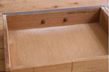 ペイント家具　落ちつきのあるカラーのケビント(ガラスケース、デンタルケース)