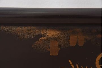 アンティーク雑貨　古民具・骨董　繊細に描かれた水車小屋が印象的な衣桁