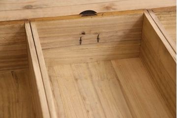 アンティーク家具　和製アンティーク　3杯引き出し付き!鉄脚箪笥ローボード(ローチェスト)