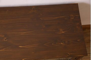 アンティーク家具　和製アンティーク　3杯引き出し付き!鉄脚箪笥ローボード(ローチェスト)