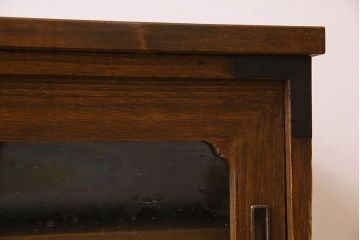 アンティーク家具　和製アンティーク　3杯引き出し付き!鉄脚箪笥ローボード(ローチェスト)