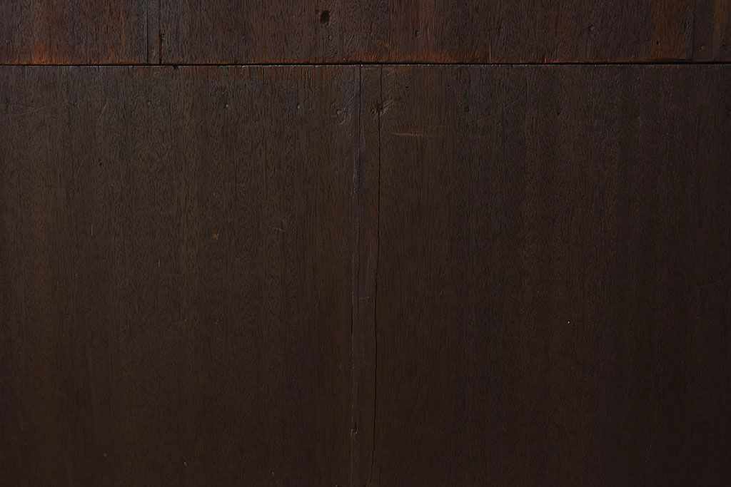 大正ロマン　彫刻が美しい豪華な面持ちの収納棚(戸棚、ライティングキャビネット)