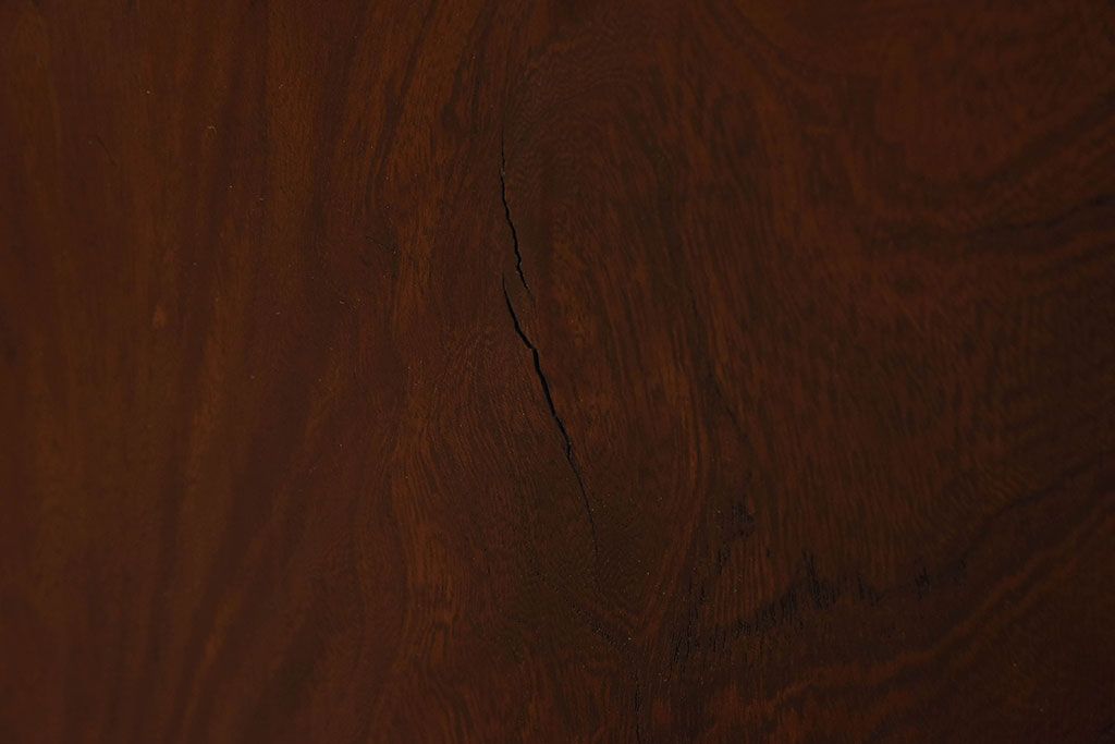 明治大正期　前面ケヤキ材　太い框が印象的な上手物のサイドボード(サイドキャビネット)