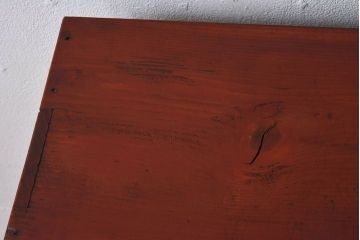 レトロ家具　昭和レトロ　前面栗材製　モールガラス入り!衣装箪笥(引き出し、チェスト)
