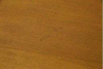 レトロ家具　レトロスタイル　和製アンティークの栓材製片袖机(デスク)