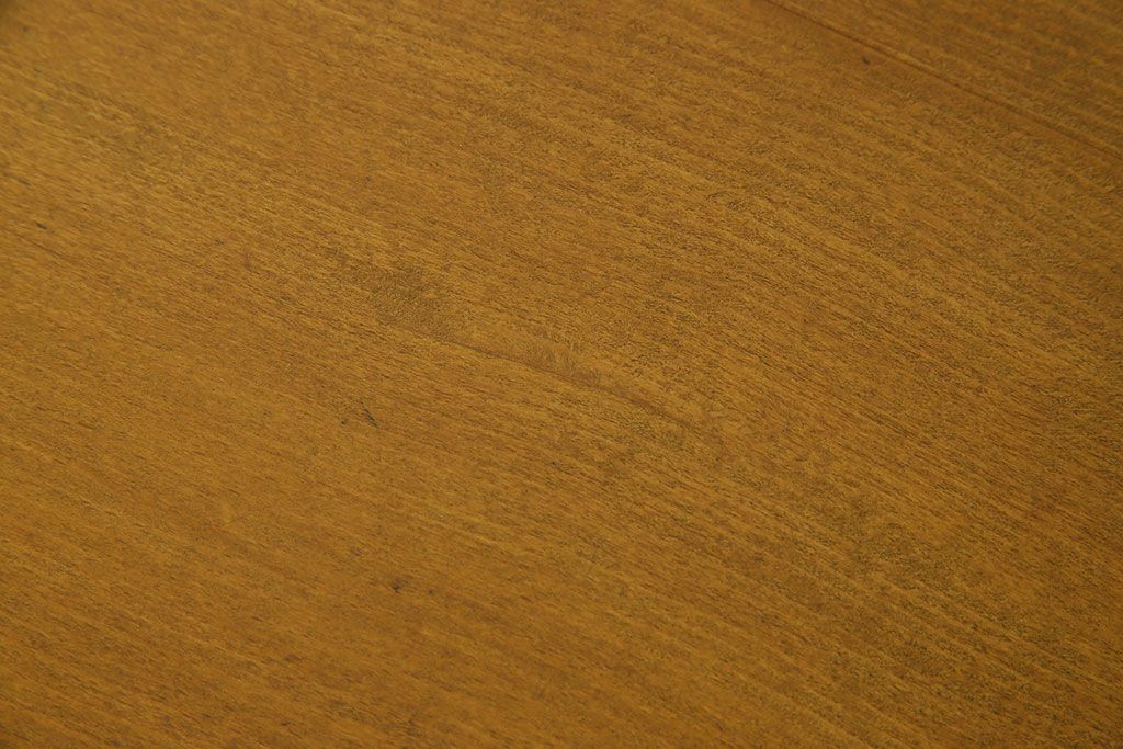 レトロ家具　レトロスタイル　和製アンティークの栓材製片袖机(デスク)