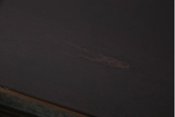 アンティーク家具　古民具・骨董　明治期　六尺　台輪付き!結霜ガラス引き戸の大川箪笥サイドボード(水屋箪笥)(2)