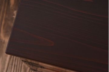 アンティーク家具　和製アンティーク　シンプルなデザインの鉄脚箪笥ローボード(ローチェスト)