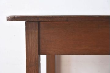 アンティーク雑貨　 和製アンティーク　シンプルなデザインの平机(デスク、在宅ワーク、在宅用作業台、花台、飾り台)