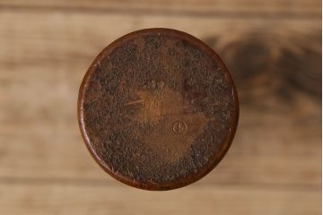 アンティーク雑貨　古民具・骨董　古い木の質感が味わい深い一斗マス・斗棒(植木鉢)