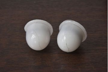 アンティーク雑貨　和製アンティーク　シャッター扉付きペン入れ(小物入れ、道具箱)