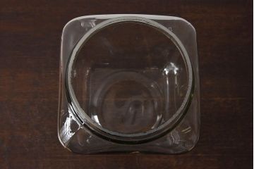 アンティーク雑貨　古い駄菓子屋のガラス瓶(ビン)2個セット(1)