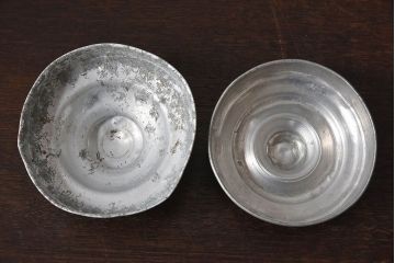 アンティーク雑貨　古い駄菓子屋のガラス瓶(ビン)2個セット(1)