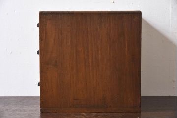 アンティーク家具　和製アンティーク　総桐材　古い木の小引き出し(小物入れ、裁縫箱)