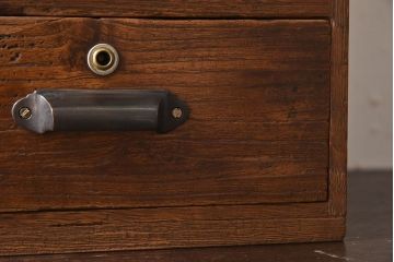 アンティーク家具　和製アンティーク　総桐材　古い木の小引き出し(小物入れ、裁縫箱)