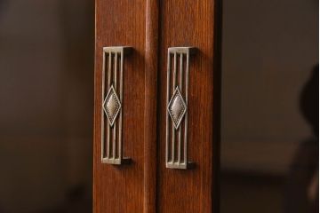 レトロ家具　昭和レトロ　シンプルなデザインの本箱(ブックケース、収納箱)