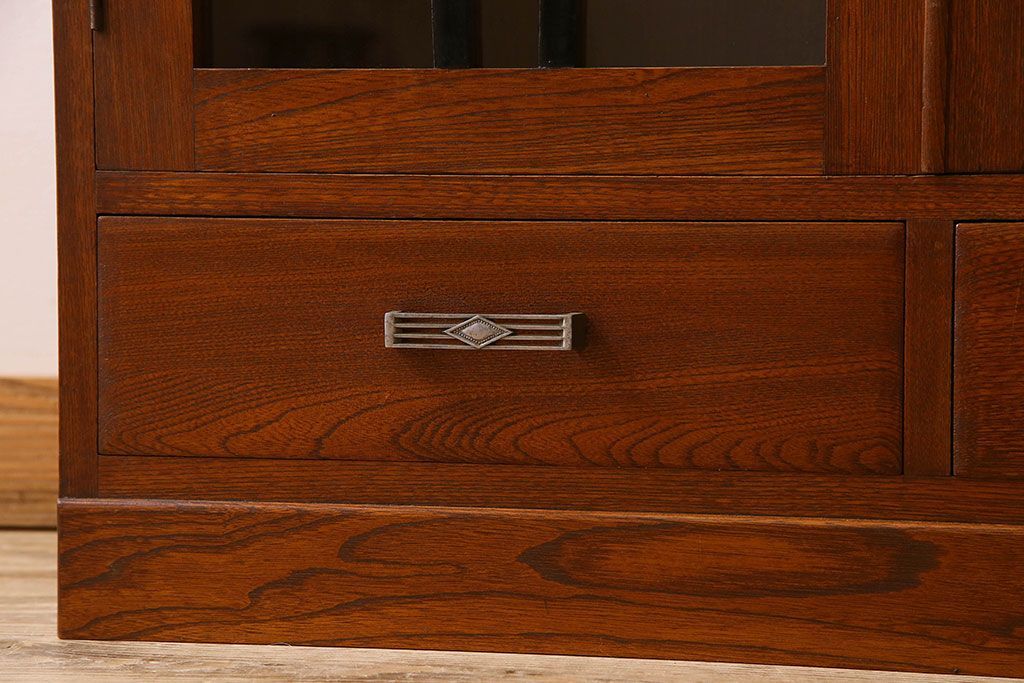 レトロ家具　昭和レトロ　シンプルなデザインの本箱(ブックケース、収納箱)