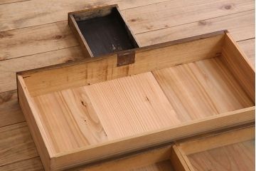 アンティーク家具　大正ロマン　機能性とデザイン性を両立したライティングビューロー(机、在宅ワーク、在宅用デスク)