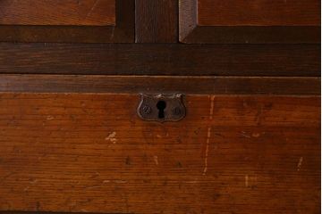 アンティーク家具　大正ロマン　機能性とデザイン性を両立したライティングビューロー(机、在宅ワーク、在宅用デスク)