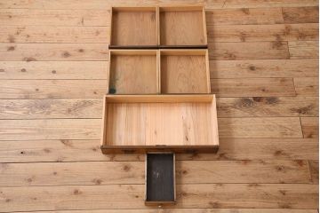 アンティーク家具 大正ロマン 機能性とデザイン性を両立したライティングビューロー(机、在宅ワーク、在宅用デスク)