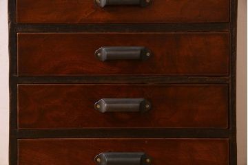 アンティーク家具　和製アンティーク　前面ケヤキ材　7段の小引き出し(小物入れ、裁縫箱)