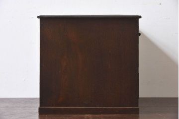 アンティーク雑貨　和製アンティーク　桑・桐材　上手物の小引き出し(小物入れ、裁縫箱)