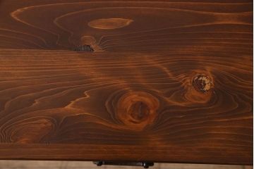 アンティーク家具　和製アンティーク　鉄脚付きの時代箪笥ローチェスト(ローボード、衣装箪笥、テレビ台)