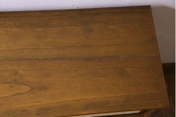 アンティーク家具　和製アンティーク　京都産　上品な佇まいの茶棚(茶箪笥、収納棚、食器棚)