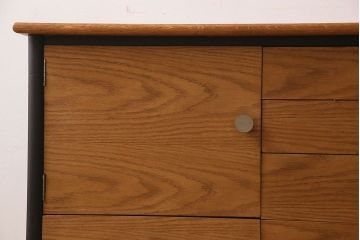 ペイント家具　洗練されたデザインが素敵な片袖机(デスク、在宅ワーク、在宅用学習机)