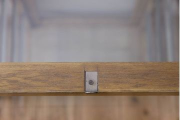 レトロ家具　昭和レトロ　4面ガラスの小振りなガラスケース(ショーケース、収納棚、陳列棚)