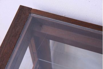 アンティーク家具　和製アンティーク　タバコ屋で使われていた薄型ガラスケース(ショーケース、収納棚、陳列棚)