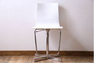 中古　ブランド家具　ixc.(イクスシー)製　WOK 535(ウォック 535)　カウンターチェア(バーチェア、椅子)(定価約9万円)