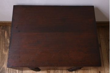 アンティーク家具　和製アンティーク　様々なサイズの引き出し付きの小引き出し(小物入れ、裁縫箱、収納箱)