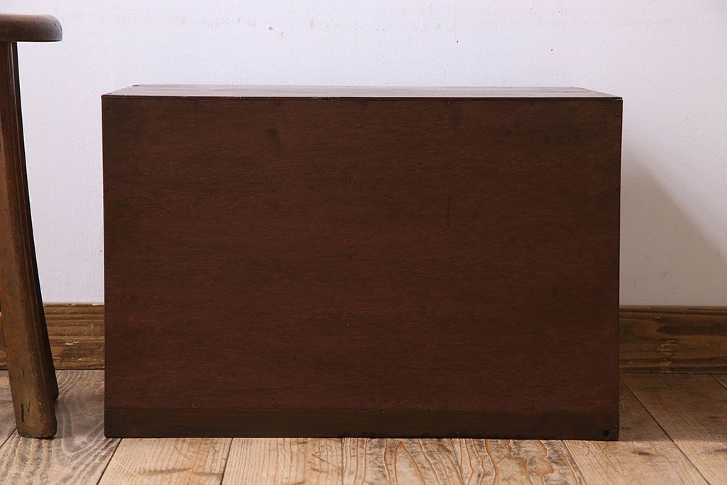 アンティーク家具　和製アンティーク　様々なサイズの引き出し付きの小引き出し(小物入れ、裁縫箱、収納箱)