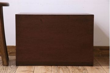 アンティーク家具　和製アンティーク　様々なサイズの引き出し付きの小引き出し(小物入れ、裁縫箱、収納箱)