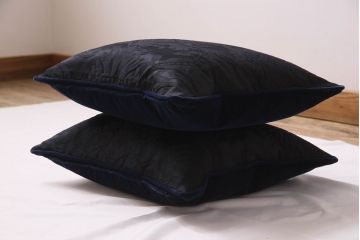 アンティーク雑貨　中古　ブランド家具　ixc.(イクスシー)製　デダール(Dedar)　クッション・ブラック2個セット(定価約3万6千円)