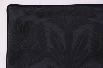 アンティーク雑貨　中古　ブランド家具　ixc.(イクスシー)製　デダール(Dedar)　クッション・ブラック2個セット(定価約3万6千円)