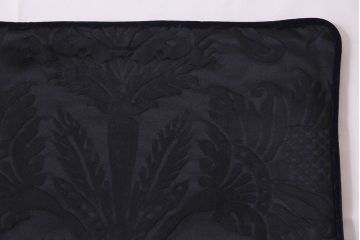 アンティーク雑貨　中古　ブランド家具　ixc.(イクスシー)製　デダール(Dedar)　クッション・ブラック2個セット(定価約3万6千円)