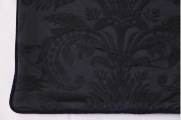 アンティーク雑貨　中古　ブランド家具　ixc.(イクスシー)製　デダール(Dedar)　クッション・ブラック2個セット(定価約3万6千円)