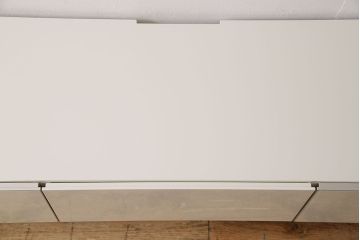 中古　ブランド家具　ixc.(イクスシー)製　BREATH　グロッシーホワイト　シアターボード(テレビ台)(定価約75万円)