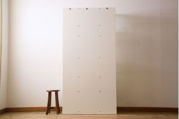 中古　Cassinaixc.(カッシーナイクスシー)　264 MEX(メックス)　左バーティカルロッド　ブックシェルフ・グロッシーホワイト(ブックケース、本棚、収納棚)(定価約75万円)