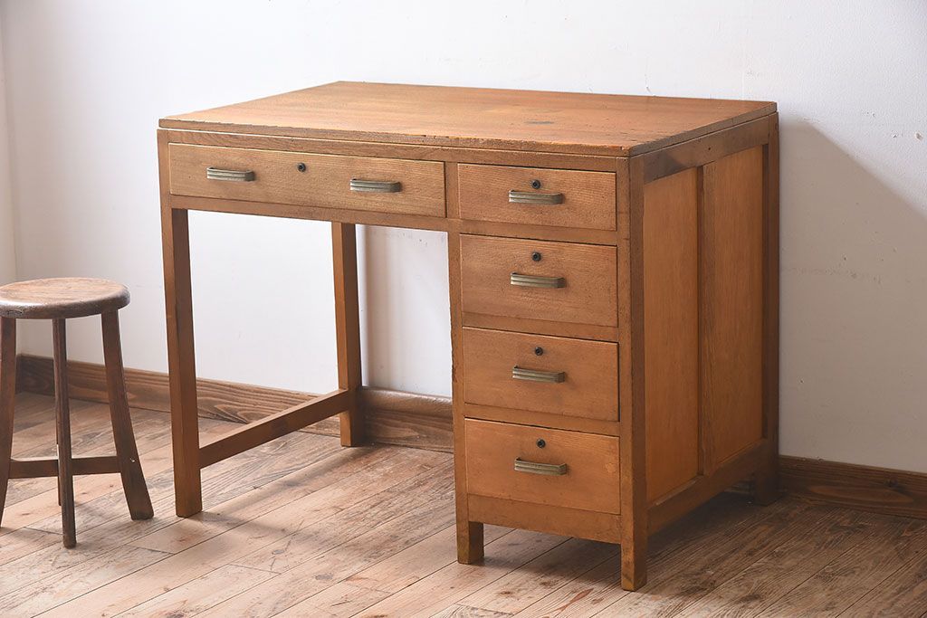 レトロ家具 希少 杉工場 分机 和机 アンティーク 昭和レトロ 送料無料 レトロ家具 希少 杉工場 分机 和机 アンティーク 昭和レトロ