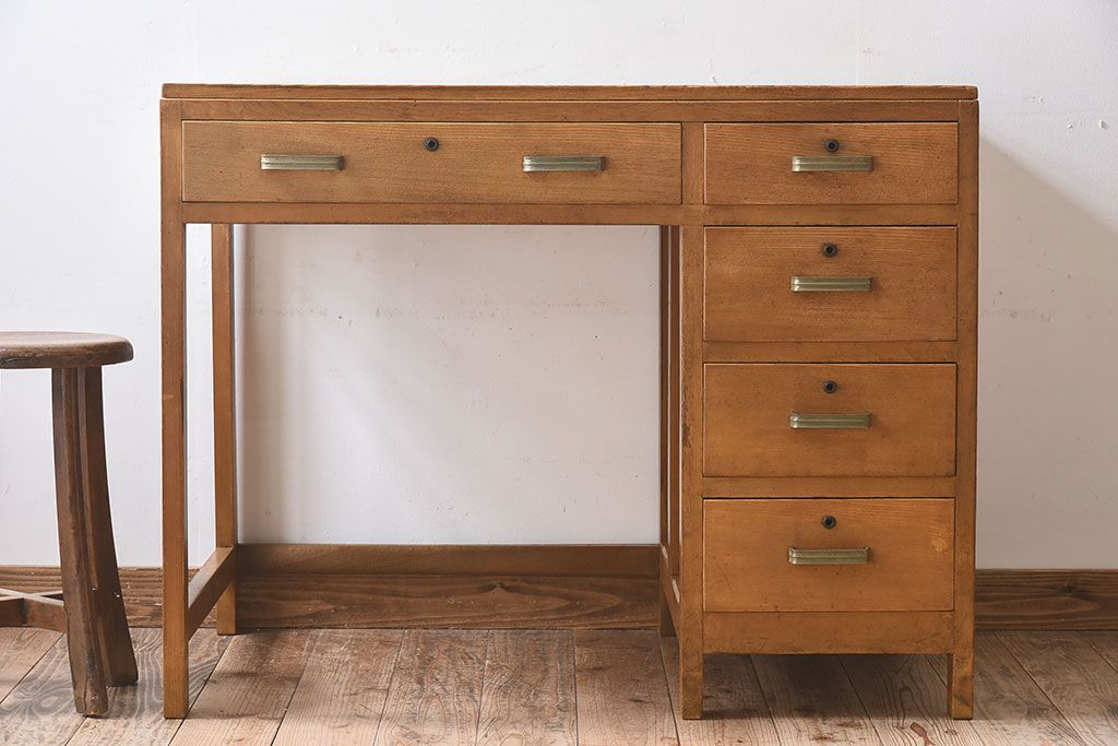 レトロ家具 希少 杉工場 分机 和机 アンティーク 昭和レトロ 送料無料 公式】アンティーク家具ラフジュ工房商品詳細ページレトロ家具