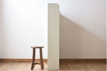 ペイント家具　さわやかなカラーが素敵な本棚(飾り棚、収納棚、ディスプレイラック、ブックケース)