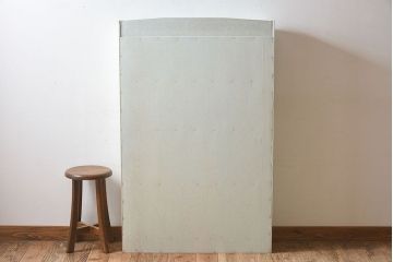 ペイント家具　さわやかなカラーが素敵な本棚(飾り棚、収納棚、ディスプレイラック、ブックケース)