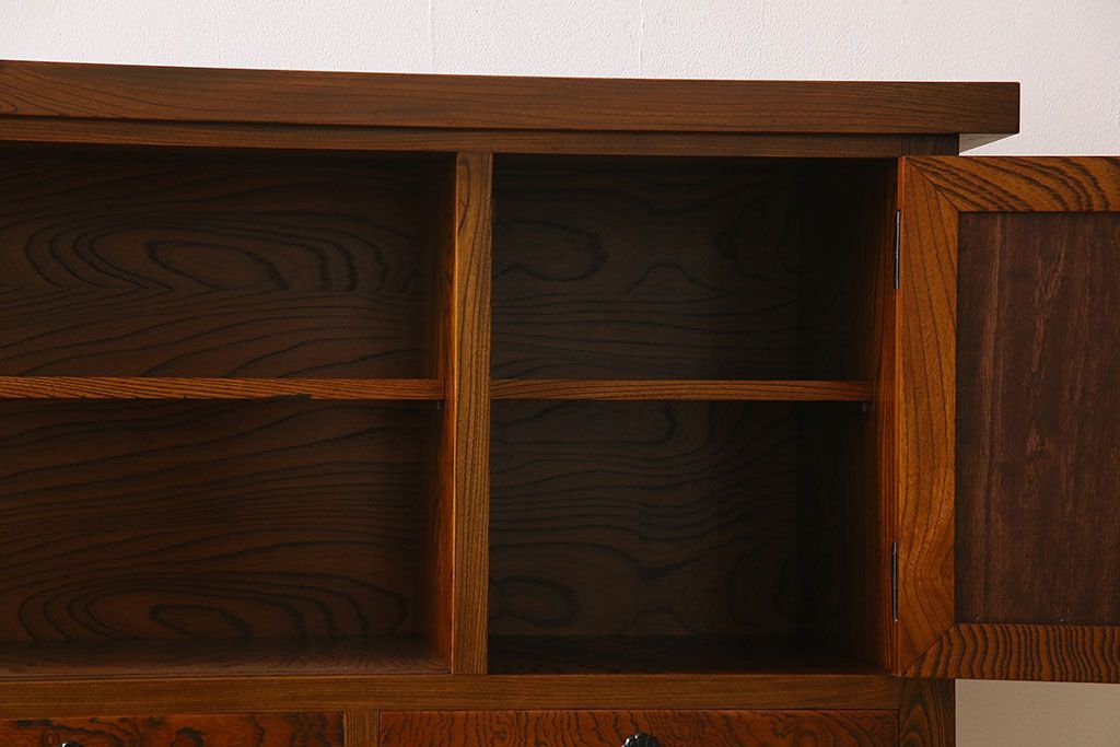 中古　伝統民芸家具　岩谷堂　和箪笥サイドボード(横型衣装箪笥)